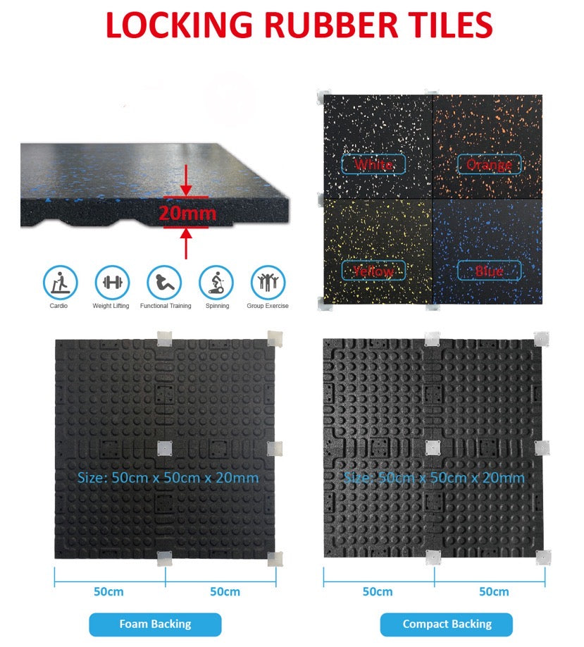 Connect Tiles™ Black with Flecks.