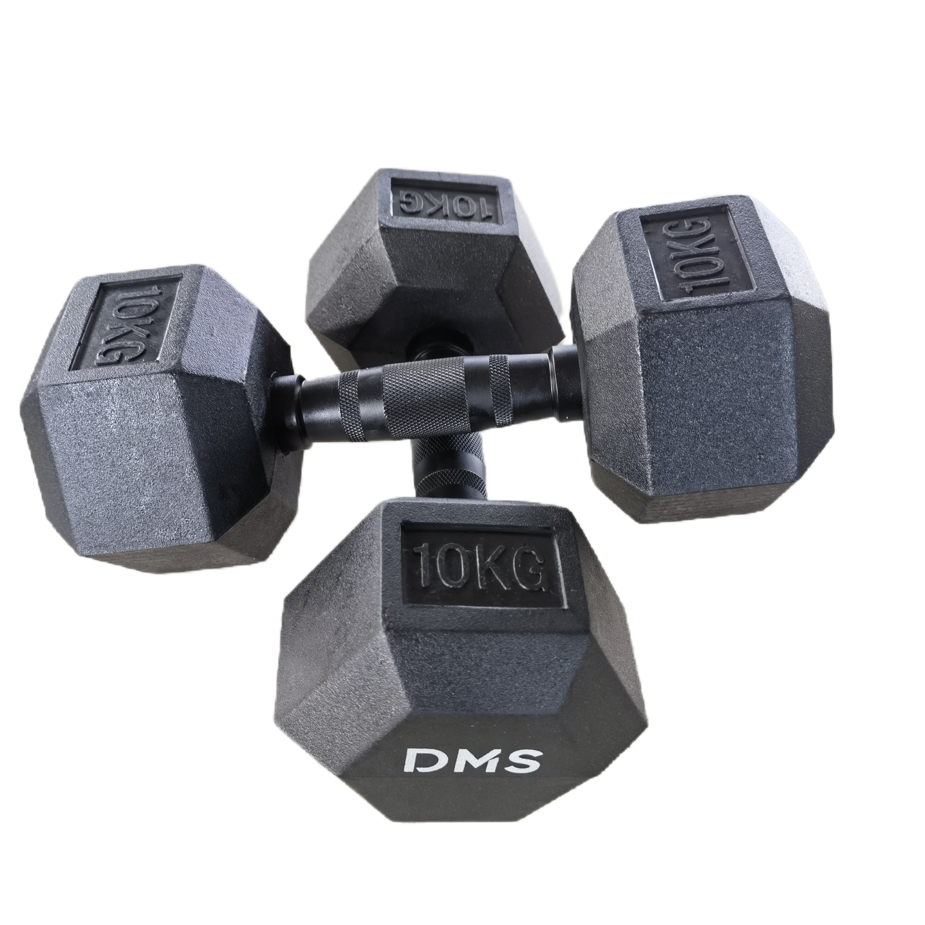HEX Dumbbells - Black Chrome Edition.