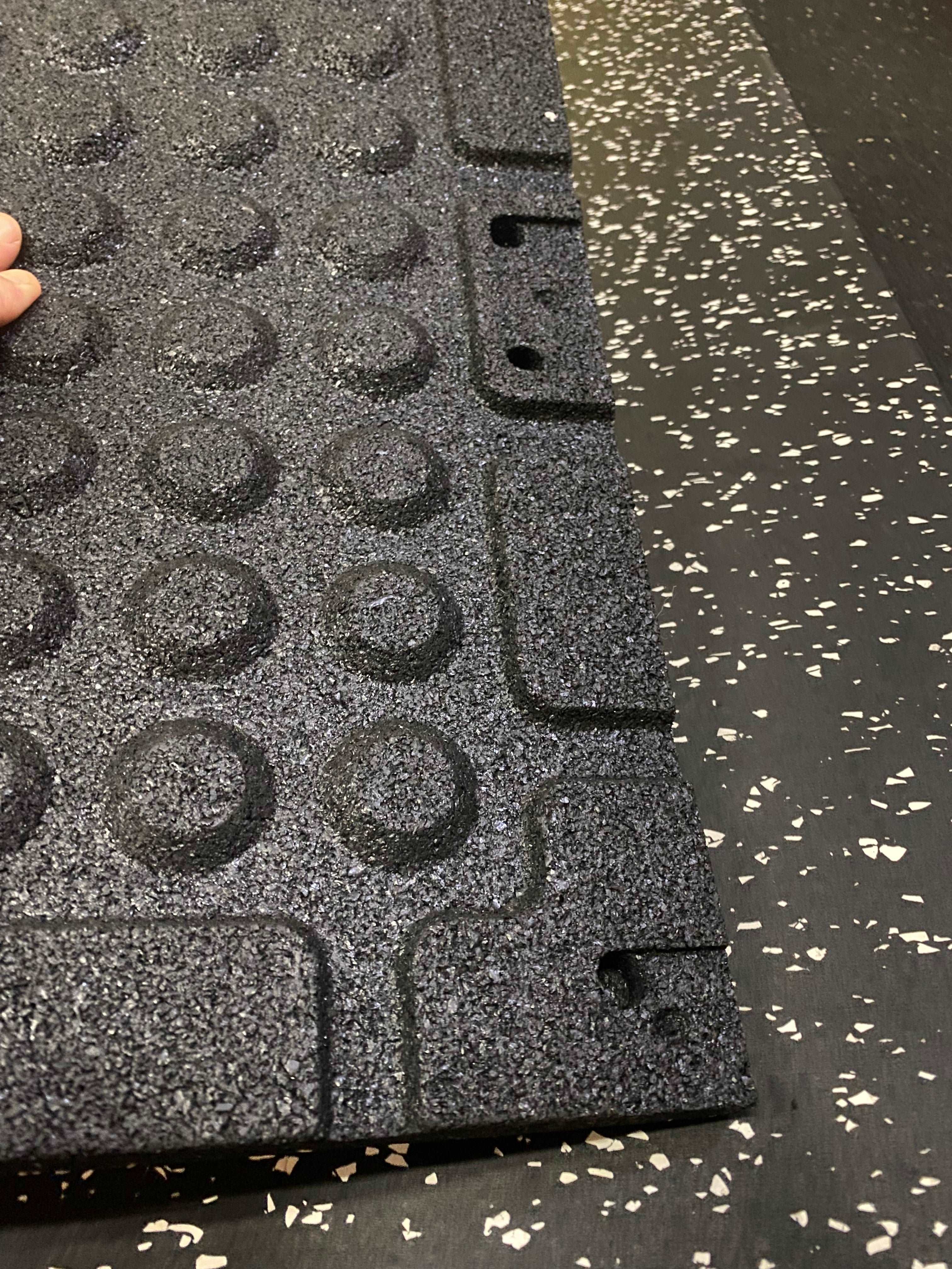 Connect Tiles™ Black with Flecks