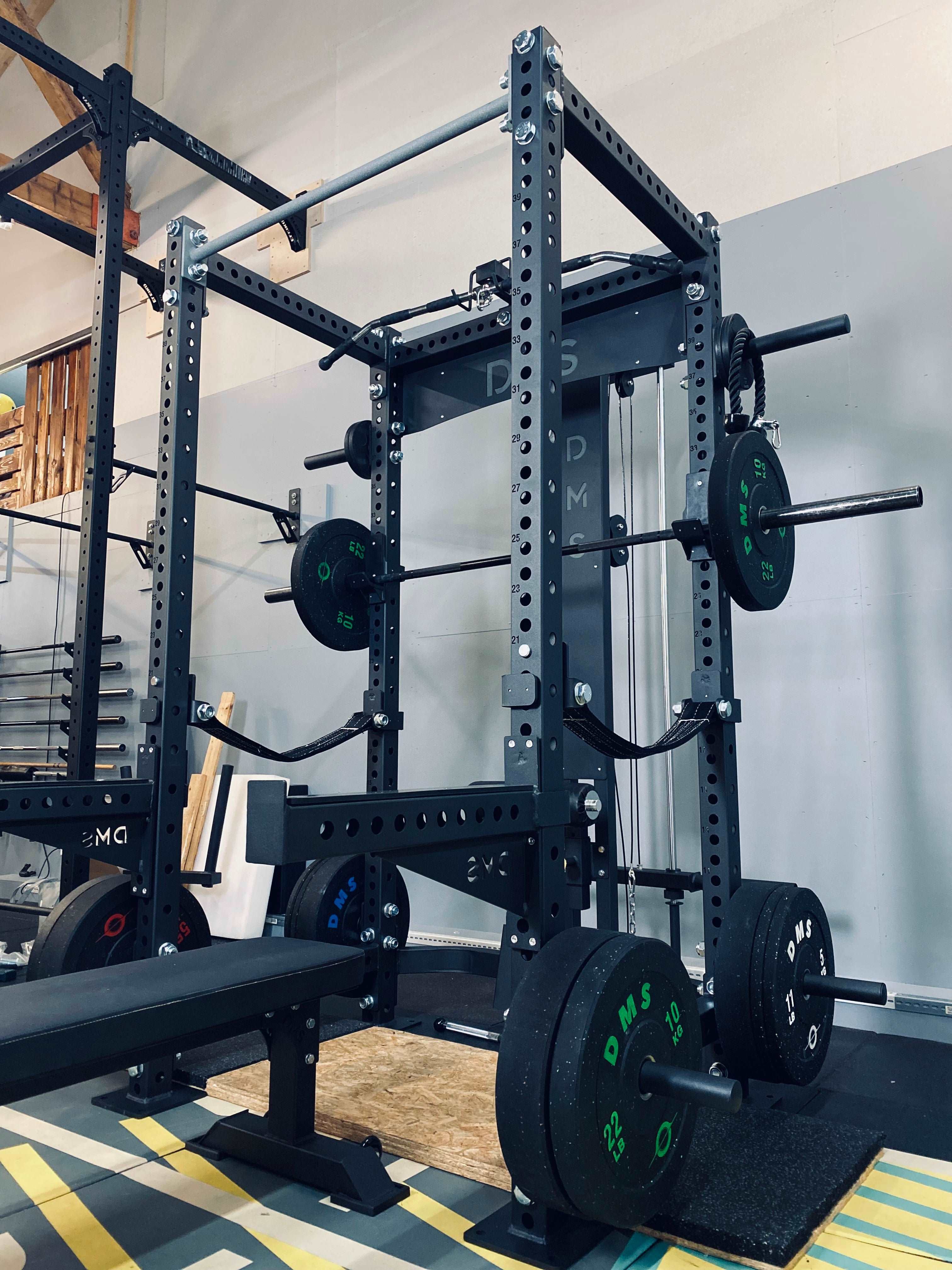 STD75 HULK76M - POWER RACK with Hi-Lo Pulley