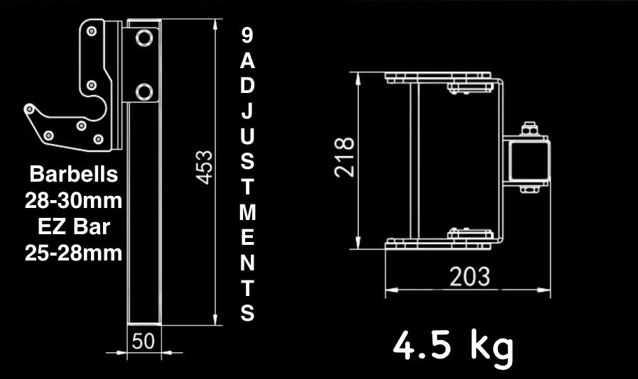 Multi-Stand - Base modulaire pour salle de sport à domicile