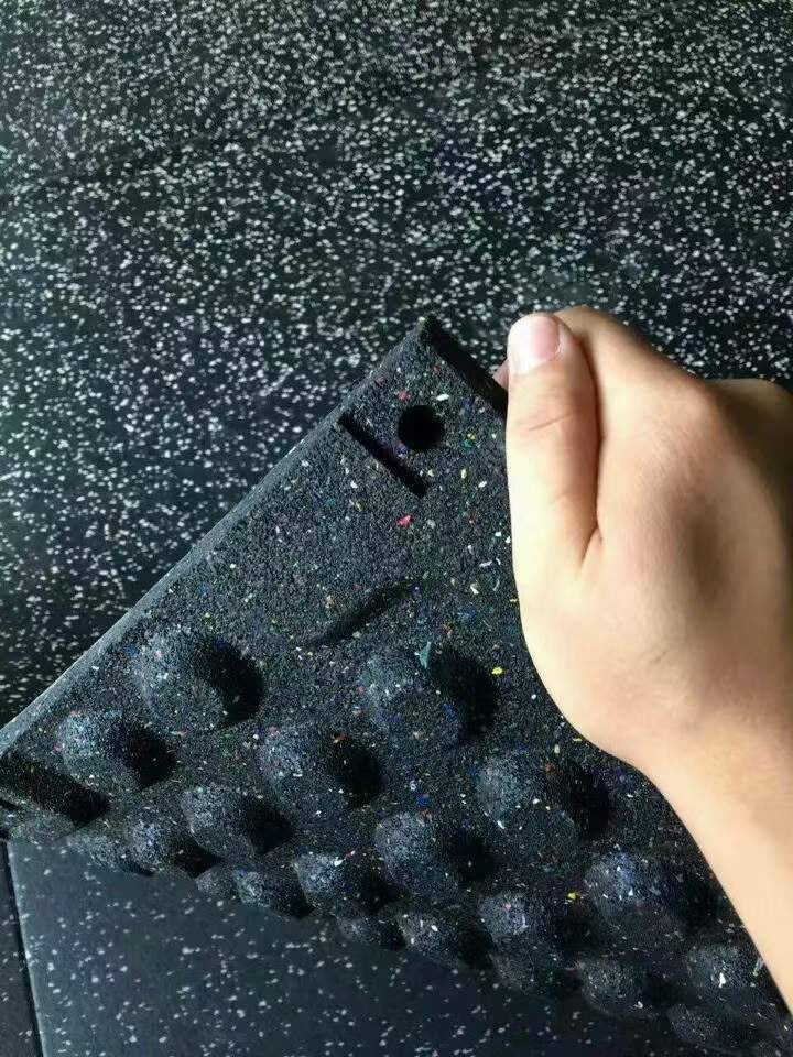 Connect Tiles™ Black with Flecks.