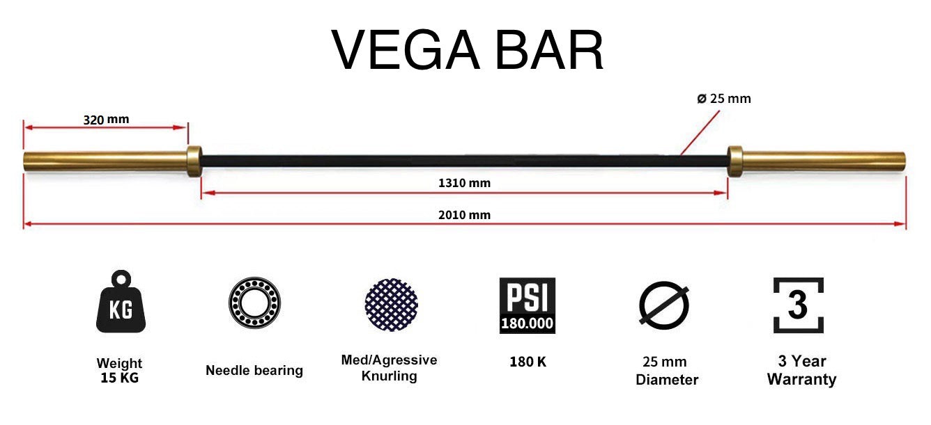 The VEGA Bar 15kg.